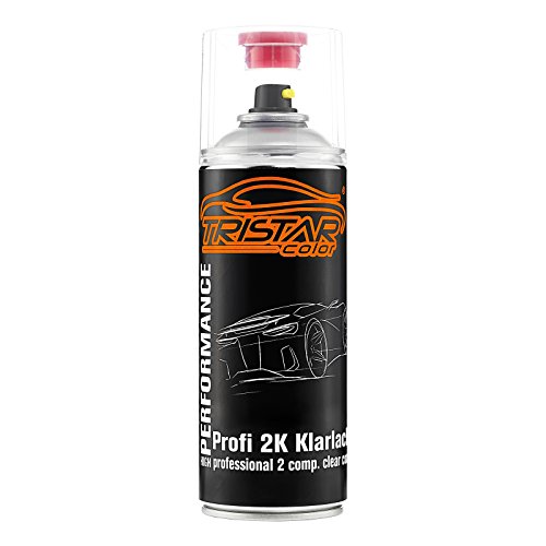 TRISTARcolor 2K Spraydose Profi KLARLACK hochglänzend 400 ml Autolack Sprühdose