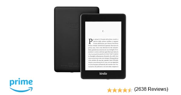 Kindle Paperwhite E Reader Resistente Allacqua Con 8 Gb