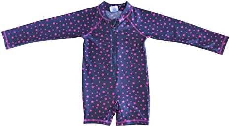 Baby Girls Boys Long Sleeve UPF 50+ Swimwear Rash Guard Swimming Costume