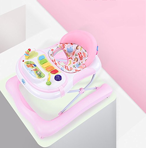 SMCCN Multifunción Niño Anti-rollover Un Toque Plegable Baby Walker