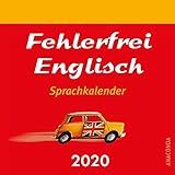Fehlerfrei Englisch Sprachkalender 2020 - Tageskalender by 