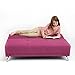 Children's Convertible 2 Seater Clic Clac Sofa Bed - Orchid Pink