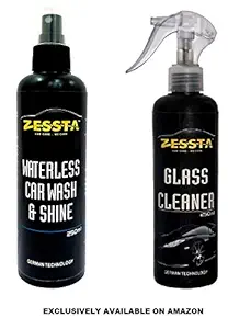 ZESSTA CAR CARE - WE CARE RCZ107 Waterless Car Wash and Glass Cleaner Kit