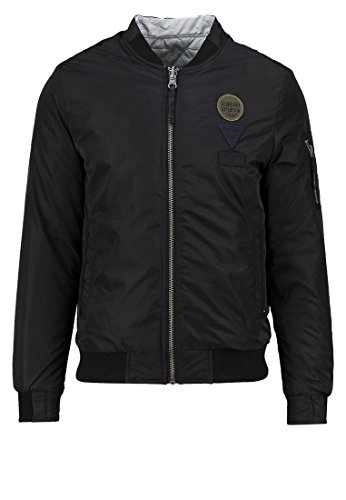 Preisvergleich Produktbild CHASIN' JUDGE Herren Bomberjacke Wendejacke Jacke schwarz GR: S