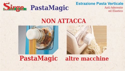 Irge Pastamagic Macchina Per La Pasta 300 W 14 Trafile Uscita Pasta Verticale Per Non Farla Appiccicare 4 Programmi Automatici Per 640gr Di Farina Irge Pastamagic Macchina Per La Pasta 300 W 14 Trafile Uscita Pasta Verticale Per Non Farla Appiccicare 4 Programmi Automatici Per 640gr Di Farina