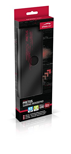 Speedlink Pretus Gaming Mauspad für mehr Spielfreiheit (aufrollbar, Mikrofaseroberfläche, ergonomische Handgelenkaussparung, 330mm × 280mm) - 2
