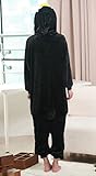 iKneu Pinguin Onesie Jumpsuits Kostuem Pyjama Oberall Hausanzug Kigurum Schlafanzug XL - 