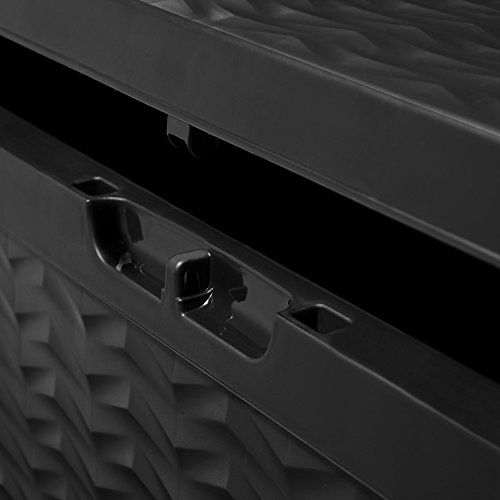 Deuba Cargo Auflagenbox Kissenbox | Rollbar | 320 Liter | Abschließbar | 120x45x60cm | Gartentruhe Gerätebox | Modellauswahl