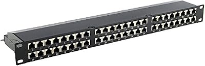 Dexlan Panneau 19" équipé 48P 1U Cat6 stp