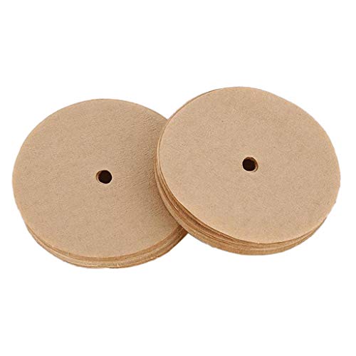 Flameer100pcs Brew Rite Disc Style Coffee Filters For Percolator