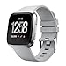 Produktbild Xinxinyu Uhrenarmband, Weiches Silikon Uhrenarmbänder } { Ersatz Band-Armband } { Sport Klassisch Band Gurt }Für Fitbit Versa Smartwatch (Grau)
