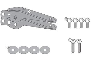 Givi SR4114 TopcaseTräger für Monolock und Monokey Topcase, Other, Schwarz