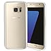 Produktbild Samsung Galaxy S7 Edge Hülle - Melojoy Ultra Transparent Weiche TPU Ränder Hart Case für Samsung Galaxy S7 Edge