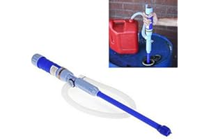 Coriver Tragbare Batteriebetriebene Wasserpumpe, Dieselpumpe, Eletrische Transferpumpe, Kraftstoffsiphonpumpe, Ölpumpe, Benzinpumpe, Wassersaugpumpe für Gas Wasser Öl Andere Flüssigkeiten Blau