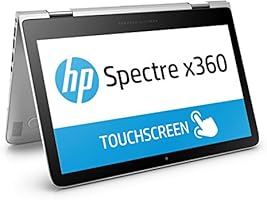 HP Spectre x360 (13-4108ng) 33,8 cm (13,3 Zoll / QHD IPS) Convertible Notebook (360&deg; Laptop, Intel Core i7-6500U, 8 GB RAM, 256 GB SSD, Windows 10) silber