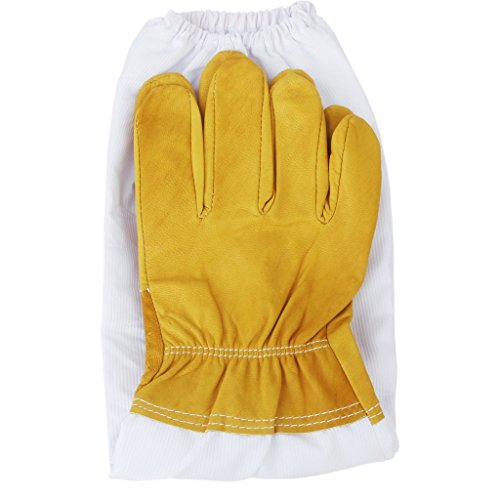 westeng 1 Paar Bienenzucht Schutz Handschuhe mit Belüftete langen Ärmeln - 6