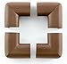 Edge Armor Corner Protectors - 16 Piece Value Pack Brown