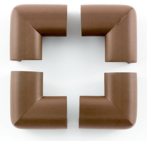 Edge Armor Corner Protectors - 16 Piece Value Pack Brown