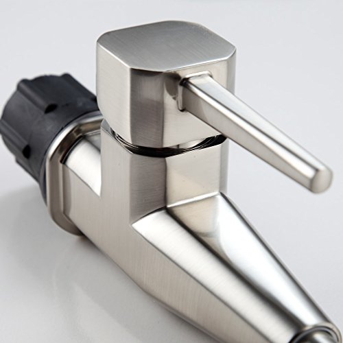 Auralum® Chrom Küchenarmatur Mischbatterie Wasserhahn Armatur Waschtischarmatur Waschbecken Spüle Wasserfall für Küche Type B - 4