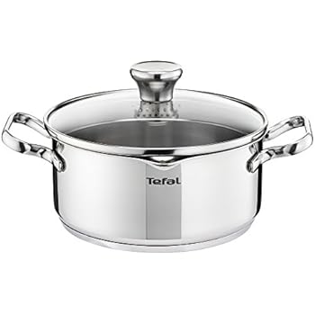 Krüger 101024A Topf mit Ausguß Edelstahl, 24 cm, induktiv
