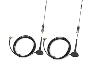 TREADALT-TEC 10dBi External 4G LTE 5G Dual TS9 Magnetic Antenna for Netgear AT&T Nighthawk M6 MR6110 MR6500 M5 MR5100 MR5200 M1 MR1100 Verizon Jetpack 8800L MiFi Hotspots Netgear LB1120 Router, Slinkdsco