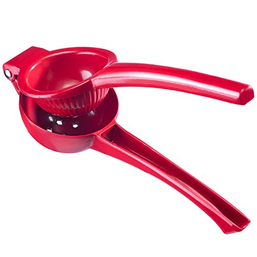 Westmark Zitruspresse mit Zangengriff, Durchmesser: ca. 7 cm, Aluminium, Juicy, Rot, 30952270