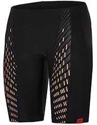 Speedo Boys 'Fit Tamaño Pro Jammer, Niños, Speedo Fit PowerMesh Pro, Black/Fluo Orange, XS