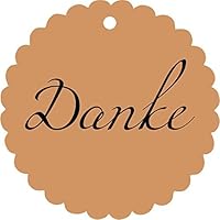 25 Geschenkanhänger Papieranhänger Tags Etiketten Danke