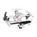 Produktbild SYMA Quad-Copter X11C 2.4G 4-Kanal mit Gyro + Kamera (Weiss + 4GB microSD)X11C W