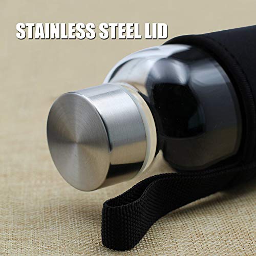 Perfect placed Glasflasche Ersatz Edelstahl Deckel