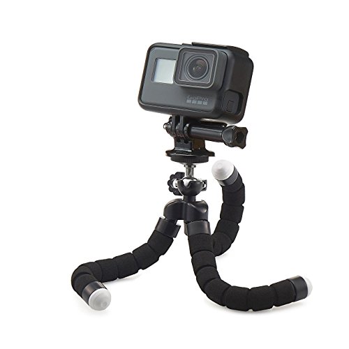 Handy Stativ, Stativ Flexibel, Leichtes Stativ, Gopro Stativ mit Bluetooth Fernbedienung, Telefonhalterung Accessory, Gopro Accessory fÃ¼r iPhone 6S, 6 Plus, 7S, 7 Plus, Samsung Galaxy S7, S8,Nikon D5300, EOS 1300D