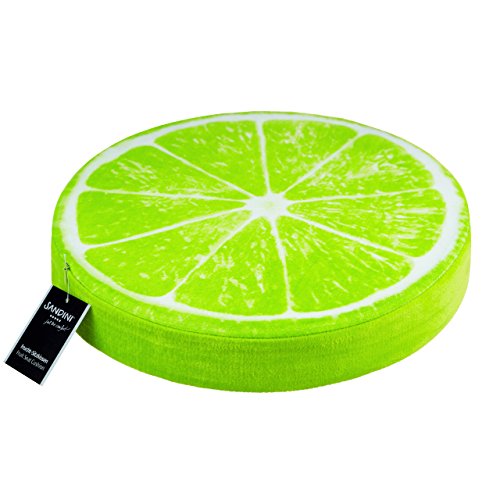 SANDINI Sitzkissen/ Obstkissen/ Fruchtkissen/ 3D-Dekokissen mit Fotodruck - GROSSE AUSWAHL - Hochwertige Sitzauflage/ Sitzkissen für Stühle, Hocker, Bänke oder Sessel - Eyecatcher für Garten/ Terrasse/ Wohnräume - Dekoration/ Geschenk/ Geschenkidee - ca. 38 x 6 cm
