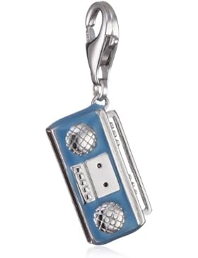 Esprit Damen-Charms radio 925 Sterlingsilber hellblauer Lack ESCH90959A000
