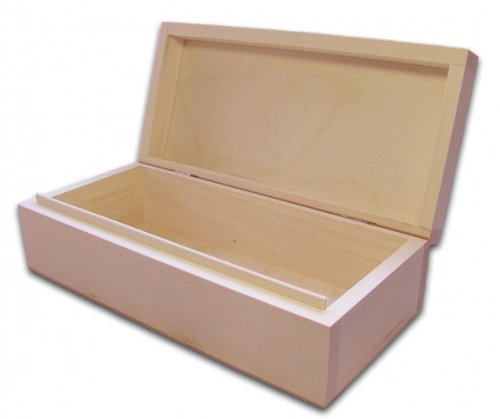 Holzbox, Aufbewahrungsbox, Holz-Schachtel, Linde unbehandelt