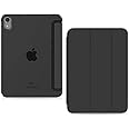 [TECH SHEK] Smart for iPad 10th Generation Case 2022, Slim Stand Hard PC Translucent Back Shell Smart Cover Case for iPad 10th Gen 10.9 inch 2022, Support Touch ID, Auto Wake/Sleep (Black)