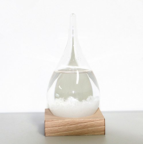 WELLDONE® Valentinstag Geschenk Kreativ Stylish Desktop Droplet Sturm Glas Crafts Wetter Sturm Vorhersage Predictor Flaschenbarometer (6 * 12)