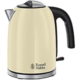 Russell Hobbs Colour Plus Kettle 20415, 3000 W, 1.7 L - Cream