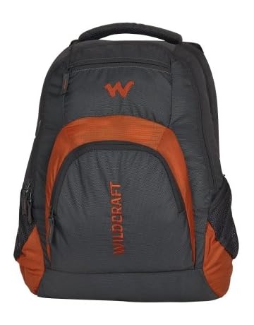wildcraft orange backpack