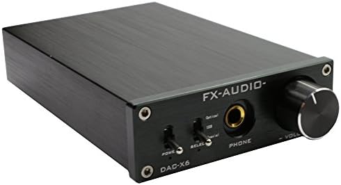 FX Audio DAC-X6 24BIT/192 Optical/Coaxial/USB Digital Audio Amplifier DAC Decoder Black