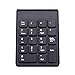 Produktbild Wokee Wireless 2.4G Mini USB 18 Tasten Nummernblock, numerische Tastatur Tastatur für PC Laptop - Für Windows Laptop, Notebook und PC - USB Schnurgebunden - 18 Tasten -