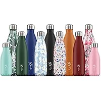 Bottiglia Chilly’s | A tenuta stagna, senza perdite | Acciaio inossidabile senza BPA | Bottiglia d’acqua riutilizzabile | Isolamento sottovuoto a doppia parete | Mantiene le bevande fredde per 24+ ore, calde per 12 ore