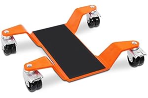 ConStands Mover II 400 kg - Motorrad Rangierhilfe für BMW R 1200 GS Orange Hauptständer Rangierwagen