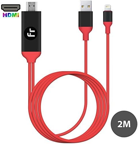 lightning to HDMI adapter Faracent HDMI lightning cable Plug and Play with 1080p resolution for iphone ipad