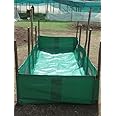 YUVAGREEN HDPE UV Stabilize Imported Vergin Fabric Agro Vermi Compost Making Bed Olive Green (Green, 12ftX4ftX2ft)