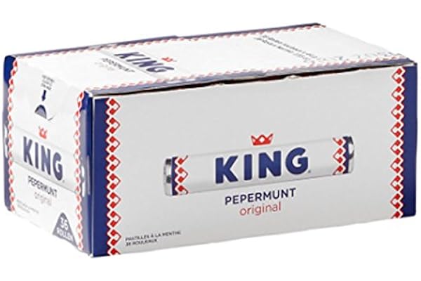 King original Pepermunts 36 rullar (pepparmyntrullar)