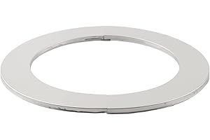 ONIISSY Coperture per tubi in acciaio inox, flange divise a parete, collari per tubi a rosetta divisa, copertura per tubo doccia, copertura per tubo stufa per estrattori di caldaie (120 mm)