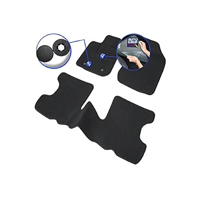 DBS 1765711 Tapis Auto - Sur Mesure - Tapis de sol pour Voiture - 3 Pièces - Antidérapant - Moquette noir 900g/m² - Finition Velours - Gamme Star