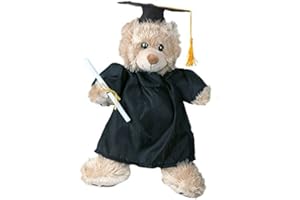 STUFFEMS TOY SHOP Graduation Gown Teddy Bear Outfit (8")