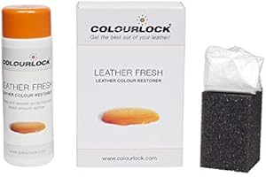 Tinte para piel Colourlock en colores RAL para la reparación de color, restaurador para rozaduras y pequeñas grietas en los asientos de coche, sofás, bolsos, rinconeros y ropa, F012 - Beige, 150 ml