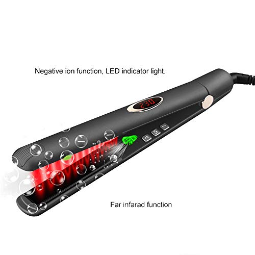 Negative Ion Hair Straightener Infrared Ceramic Electric Splint Does Not Hurt Hair Straight Hair Curly Hair Dual-Use Straightening Board Black reviews Negative Ion Hair Straightener Infrared Ceramic Electric Splint Does Not Hurt Hair Straight Hair Curly Hair Dual-Use Straightening Board Black